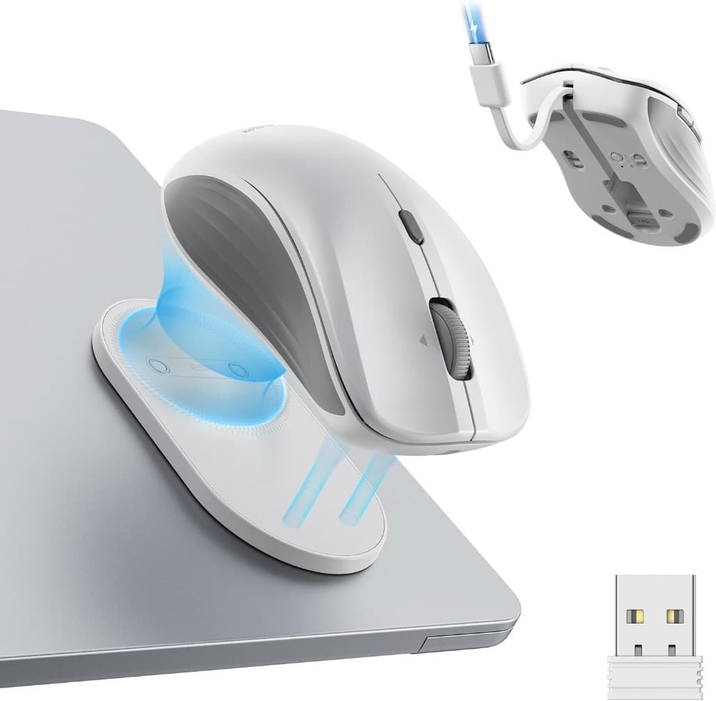 ESR MagMouse Snap-to-Carry Rechargeable Wireless Mouse